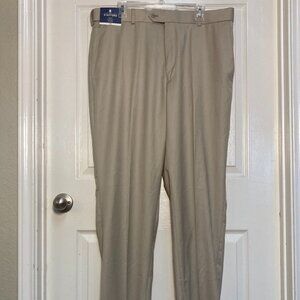 Men's dress pants by Stafford New With Tags tan/beige sze 38X34